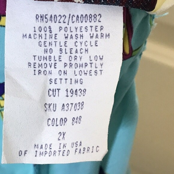 S.G. Sport Collection Shorts Size 2X Light Weight Blue With Beach‎ Theme Pull On - Picture 7 of 7